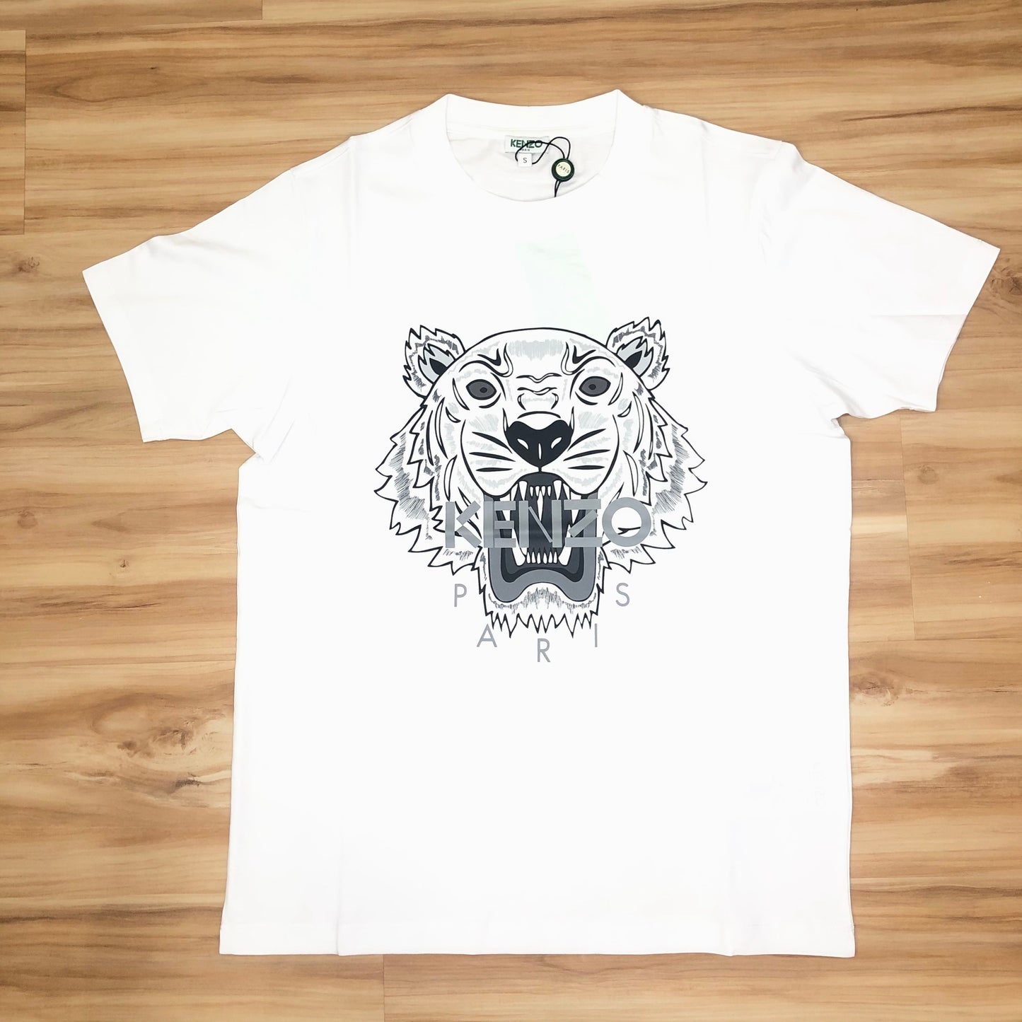 Kenzo Grey Tiger Logo T-Shirt - Shop Streetwear, Sneakers, Slippers and Gifts online | Malaysia - The Factory KL
