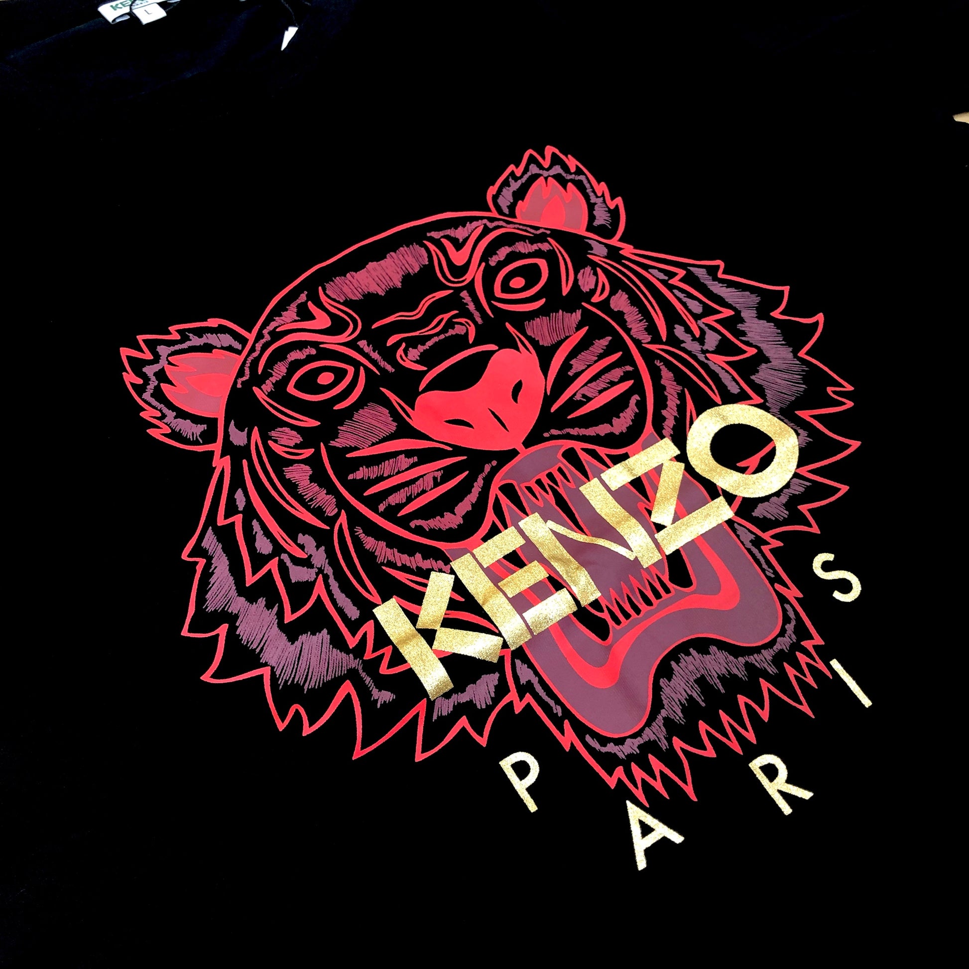 Kenzo Red Tiger Logo T-Shirt - Shop Streetwear, Sneakers, Slippers and Gifts online | Malaysia - The Factory KL