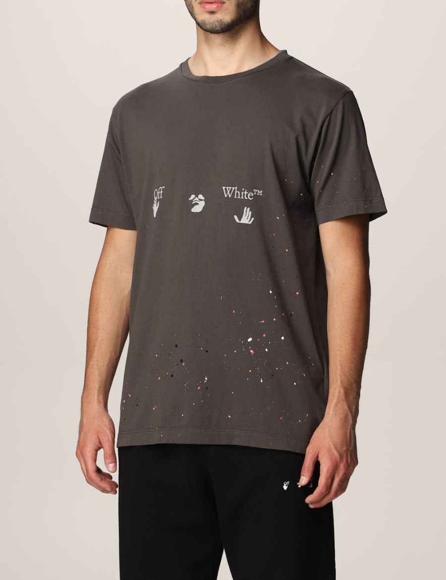 Off-White Vintage Paint S/S T-shirt (Black)