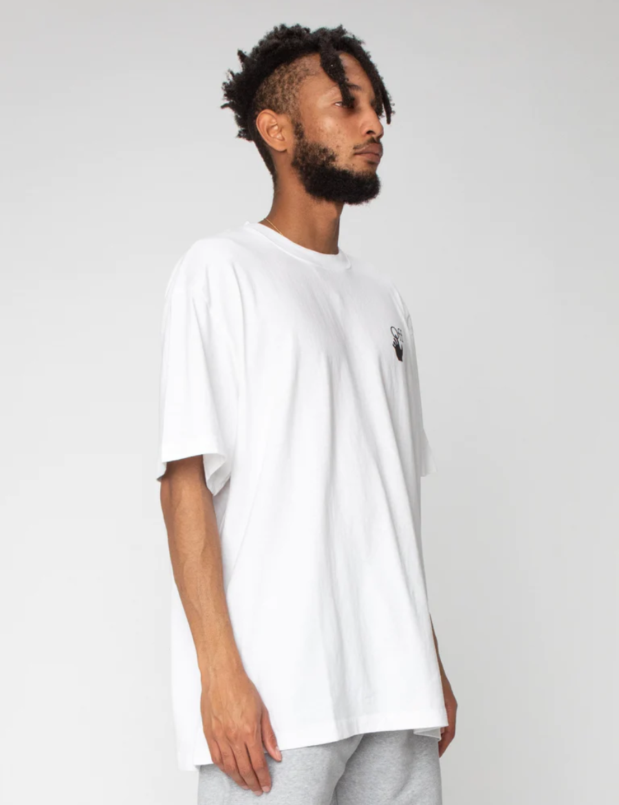Off White Black and fuchsia Red Marker S/S 2021 T-shirt