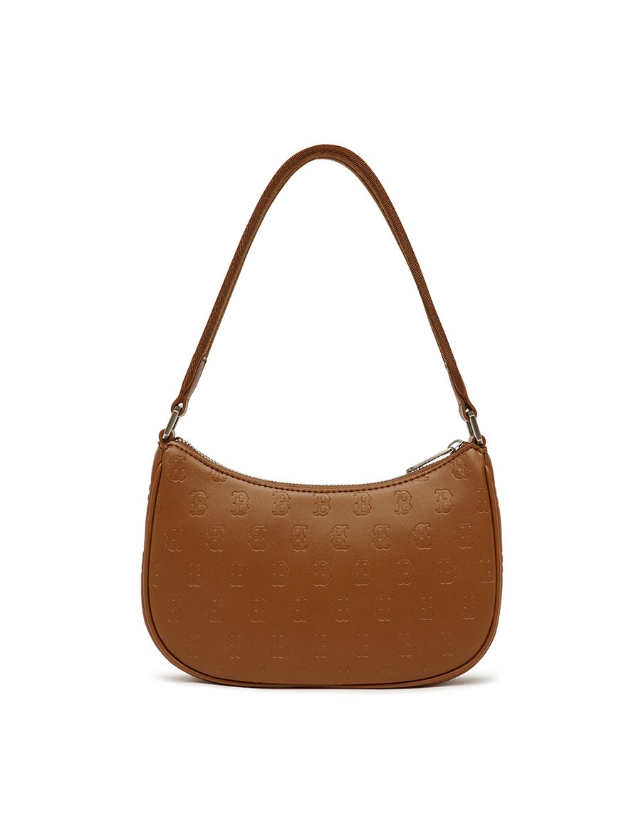 MLB Monogram Embo Hobo BOSTON RED SOX Bag (Brown)