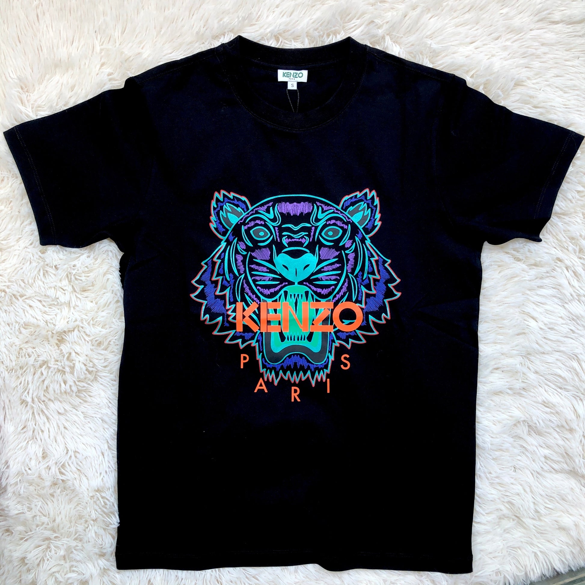 Kenzo Green Purple Tiger Logo T-Shirt - Shop Streetwear, Sneakers, Slippers and Gifts online | Malaysia - The Factory KL
