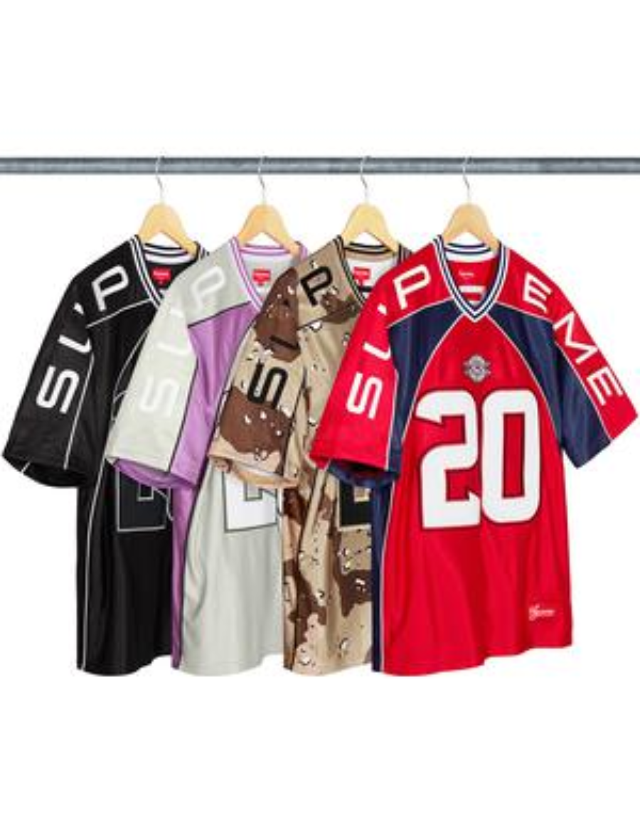 Supreme Paneled Jersey Red
