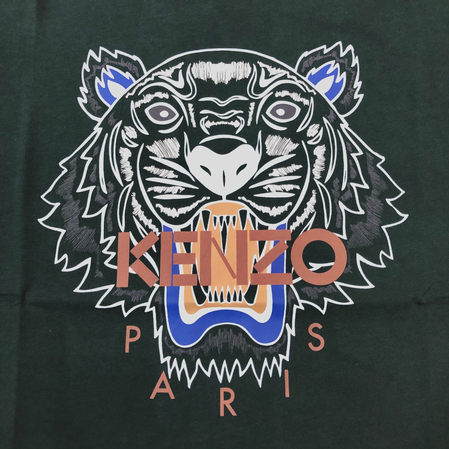Kenzo Pine Green Tiger Logo T-Shirt - Shop Streetwear, Sneakers, Slippers and Gifts online | Malaysia - The Factory KL