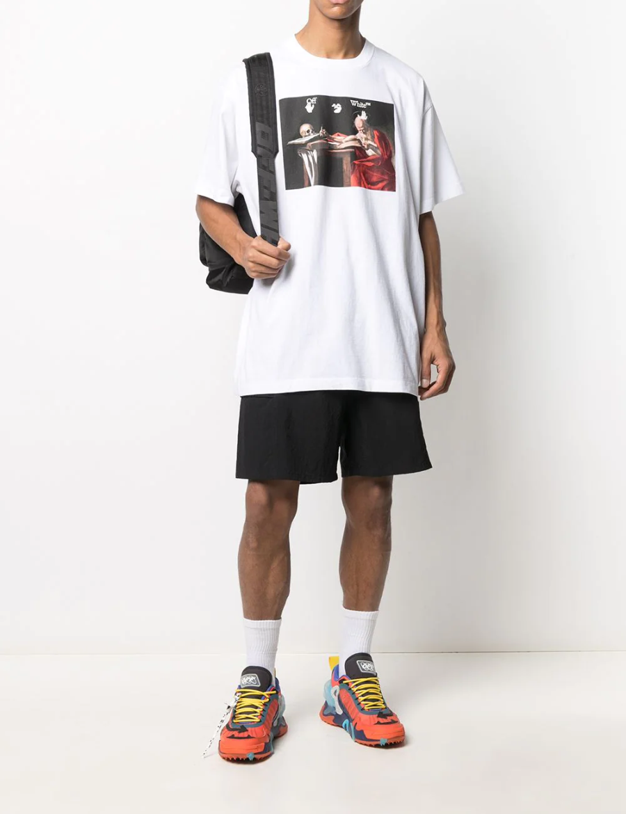 Off-White Caravaggio Graphic Print Tee (White)