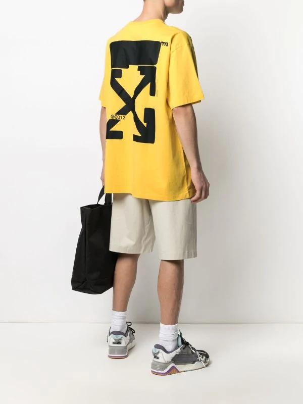 Off-White TECH MARKER S/S OVER 2021 T-shirt - Yellow - Shop Streetwear, Sneakers, Slippers and Gifts online | Malaysia - The Factory KL