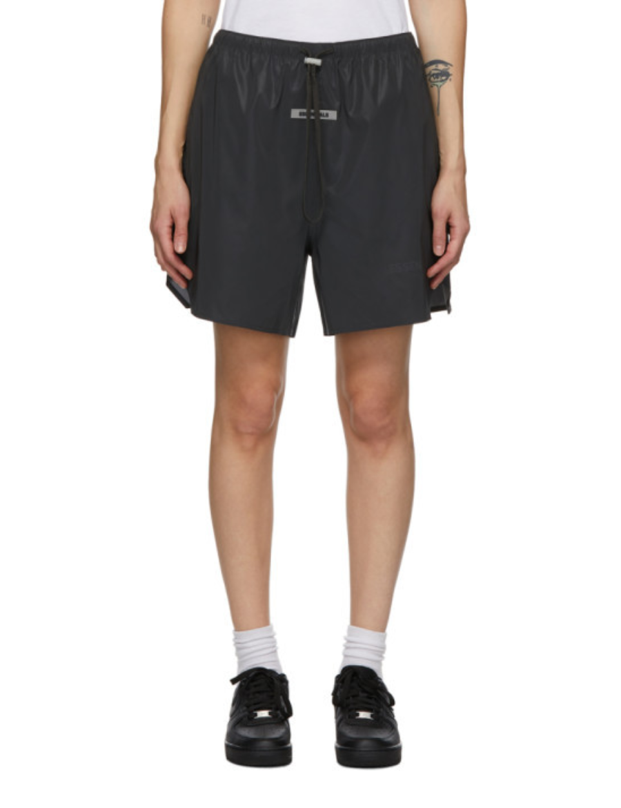 Fear of God - Essentials Volley Shorts "Black Reflective"