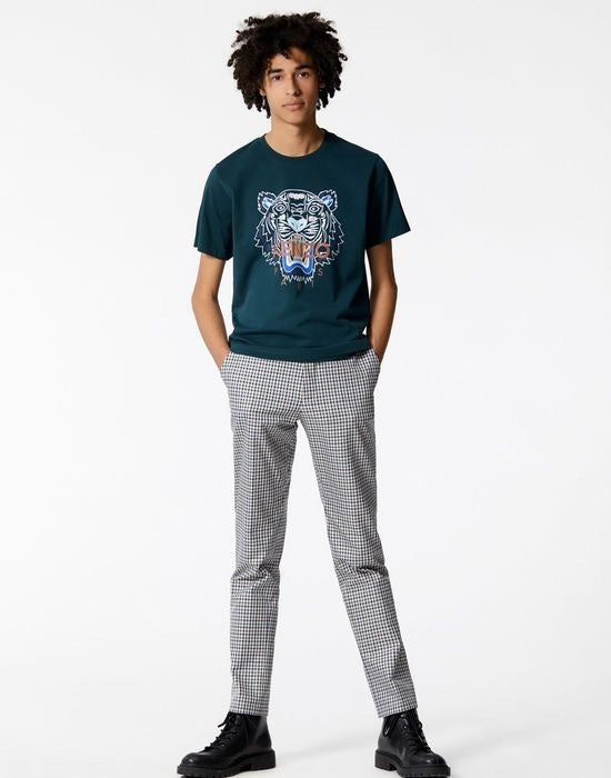 Kenzo Pine Green Tiger Logo T-Shirt - Shop Streetwear, Sneakers, Slippers and Gifts online | Malaysia - The Factory KL