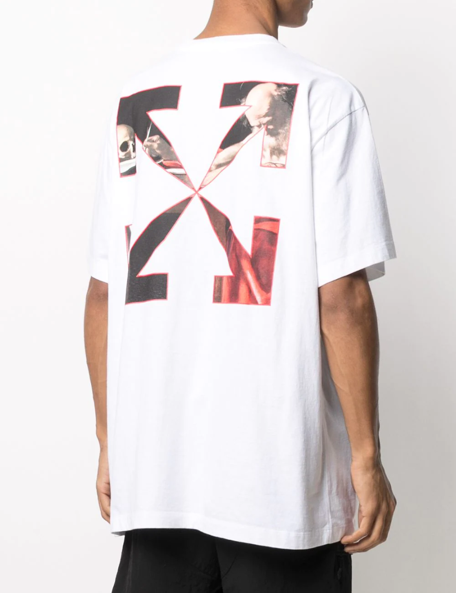 Off-White Caravaggio Graphic Print Tee (White)