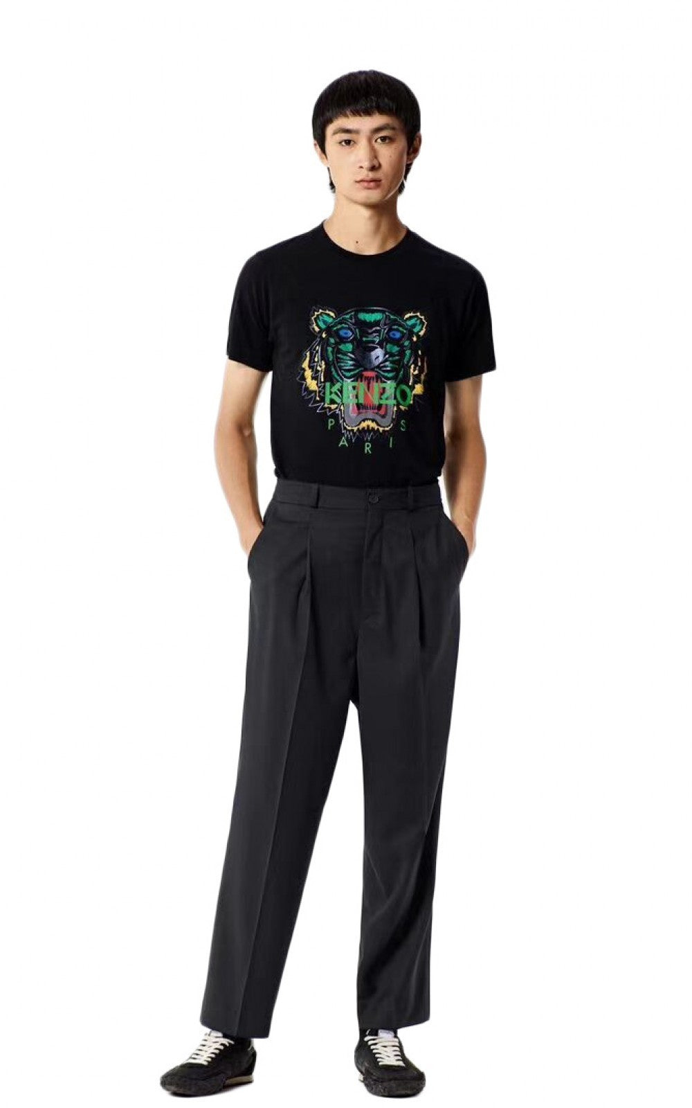 Kenzo Yellow Green Tiger Logo T-Shirt - Shop Streetwear, Sneakers, Slippers and Gifts online | Malaysia - The Factory KL