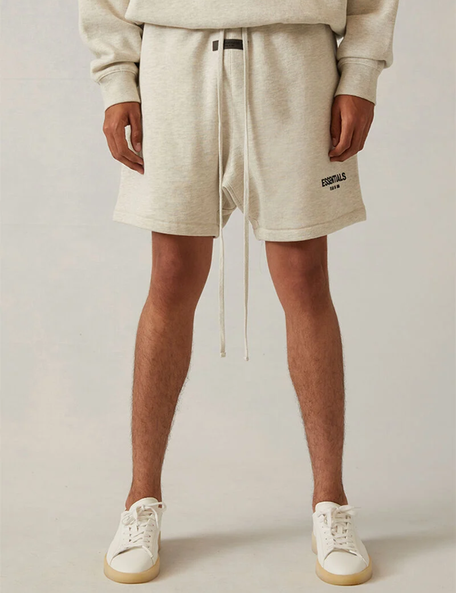 Fear of God - Essentials Sweatshort 3D Logo Light Oatmeal