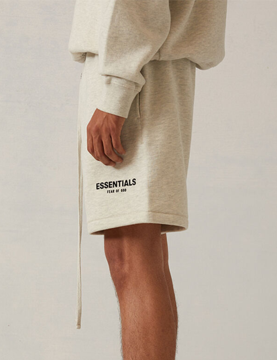 Fear of God - Essentials Sweatshort 3D Logo Light Oatmeal