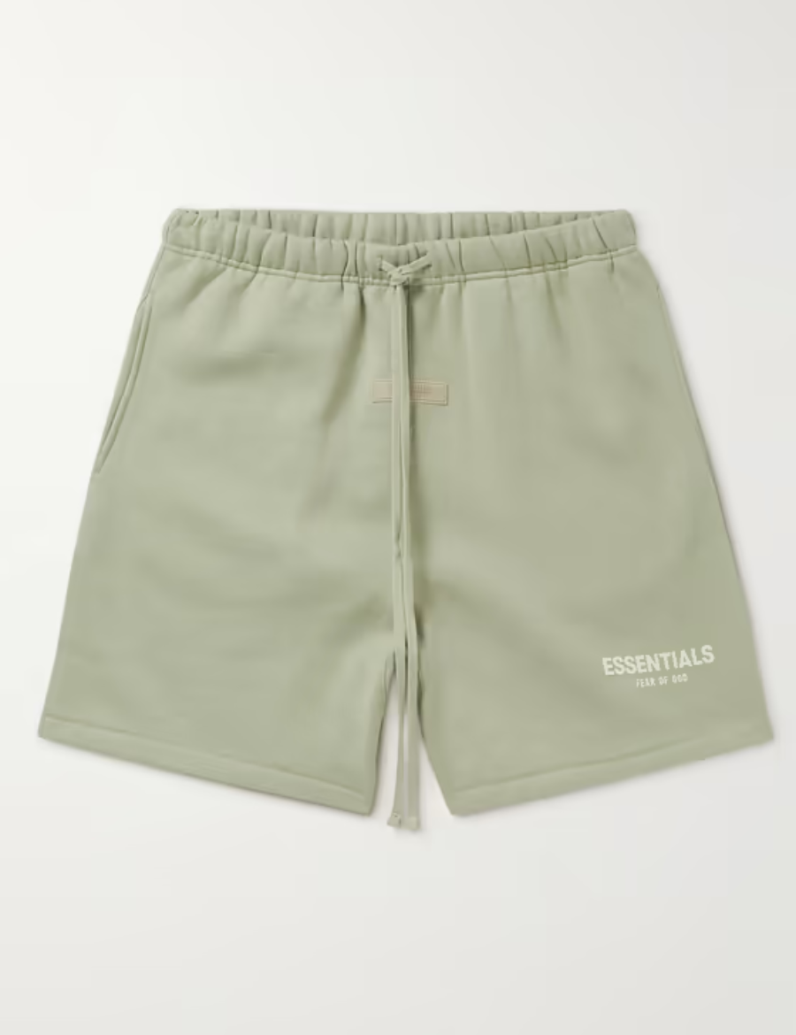 Fear of God - Essentials Sweatshort Green Fleece Shorts
