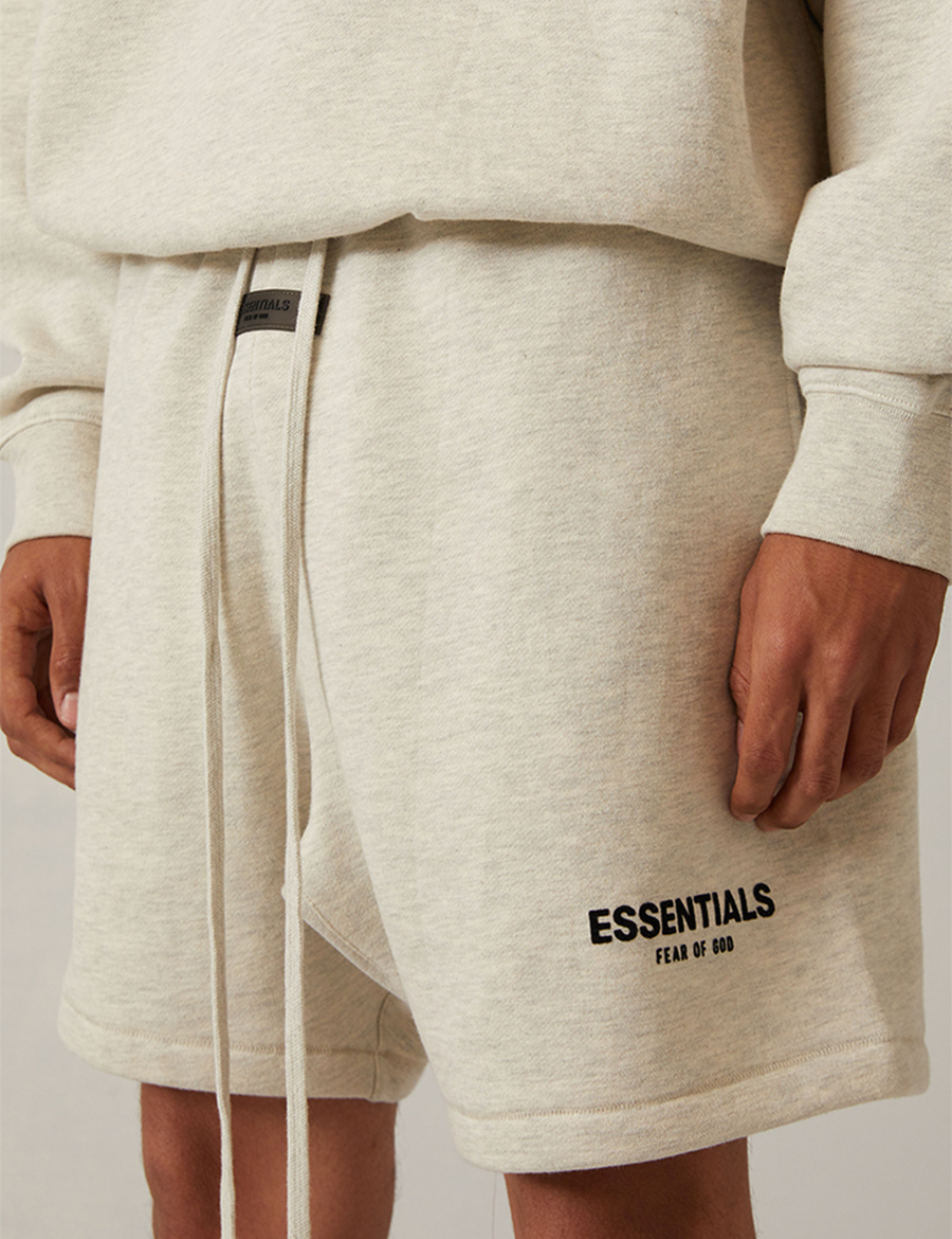 Fear of God - Essentials Sweatshort 3D Logo Light Oatmeal