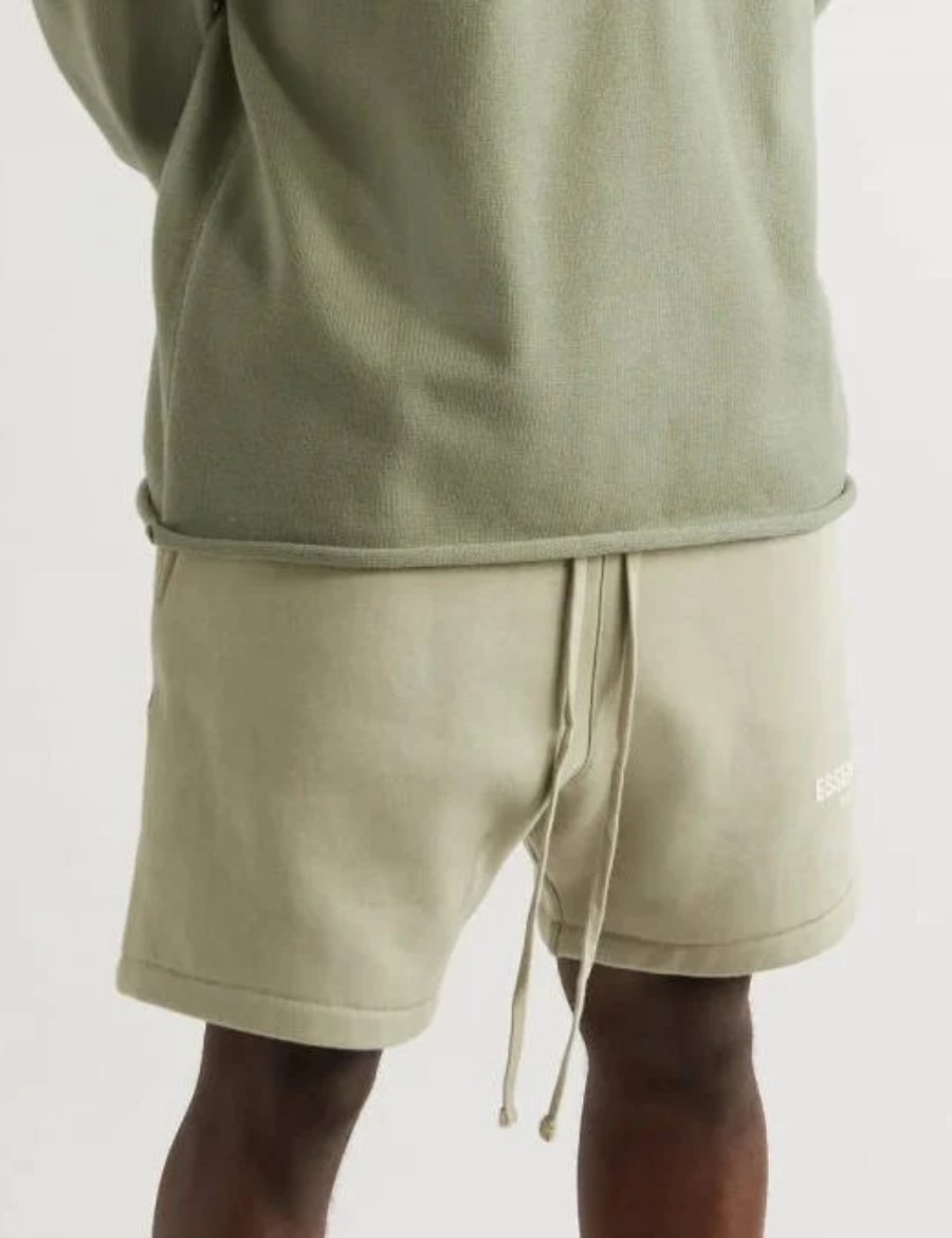 Fear of God - Essentials Sweatshort Green Fleece Shorts