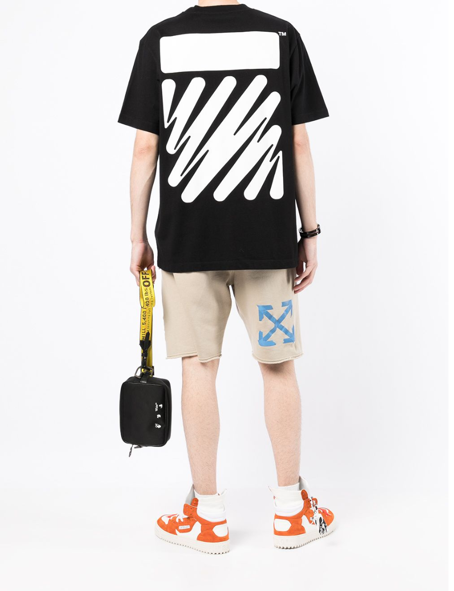 Off-White Wave Diag Printed T-shirt (Black)