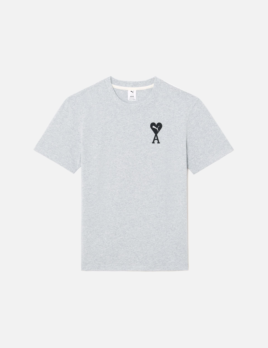PUMA x Ami Paris Logo Tee (Grey)