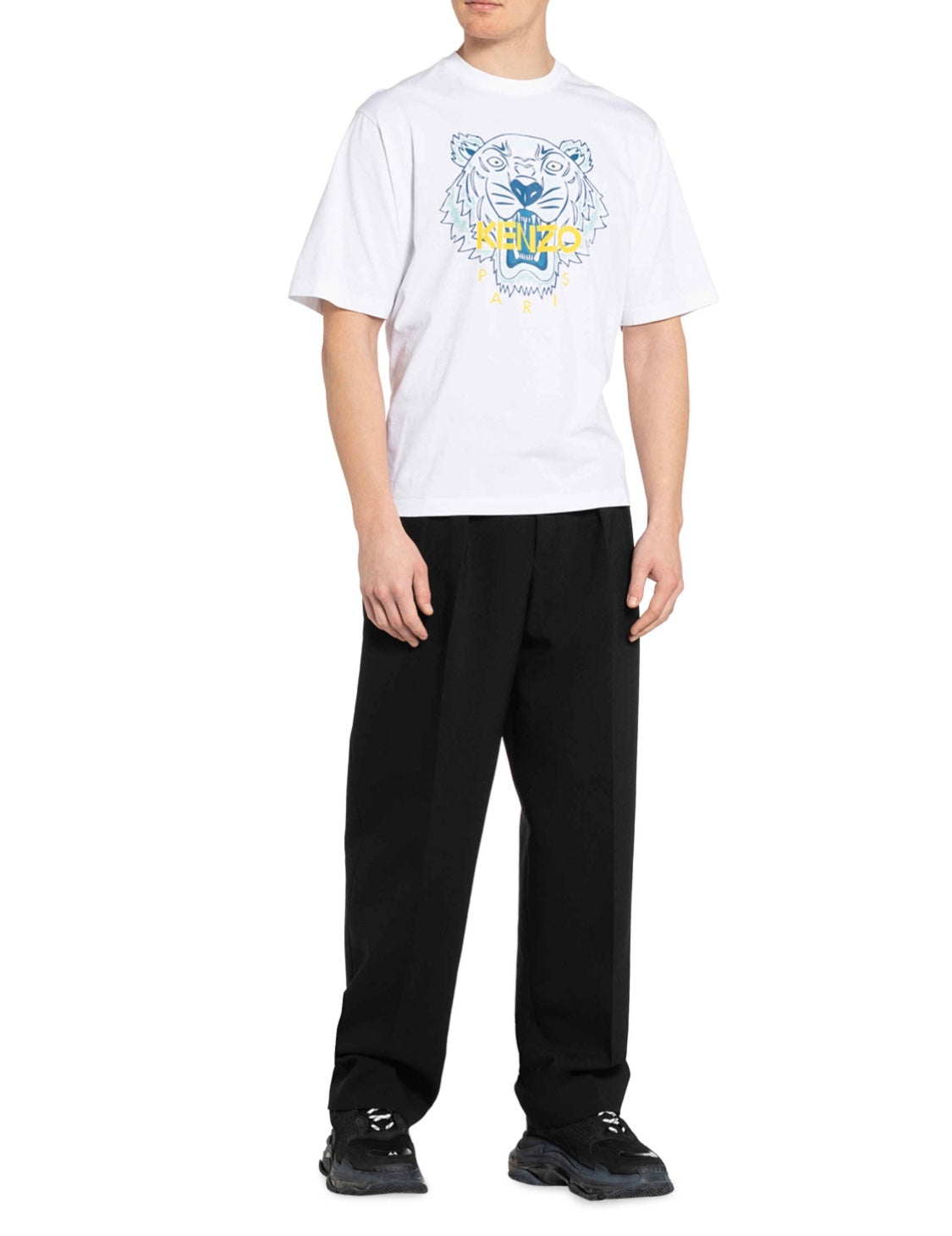 Kenzo Blue Tiger Logo T-Shirt - Shop Streetwear, Sneakers, Slippers and Gifts online | Malaysia - The Factory KL