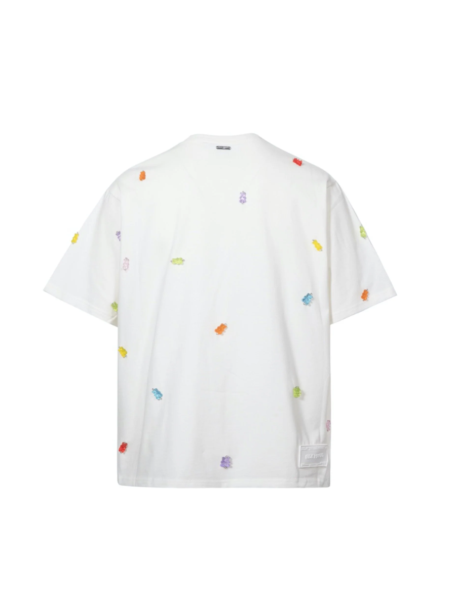 13DE MARZO Gummy Bears Cover Tee White