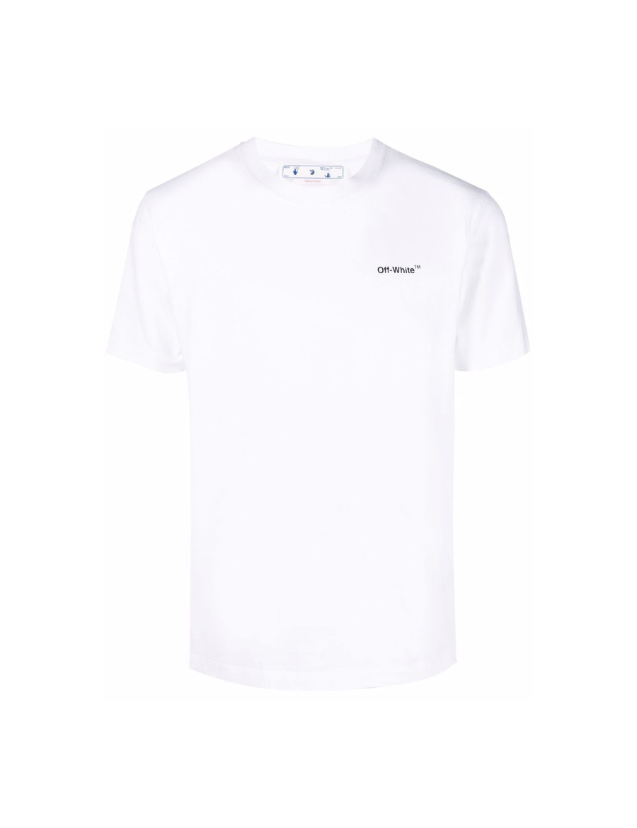 Off-White Wave Diag Printed T-shirt (White)
