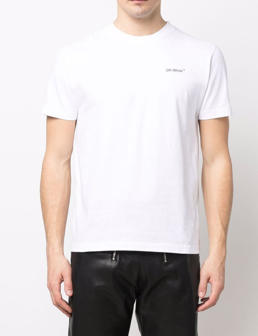 Off-White Wave Diag Printed T-shirt (White)