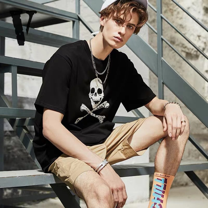 Vlone Skull and Bones T-Shirt - Shop Streetwear, Sneakers, Slippers and Gifts online | Malaysia - The Factory KL