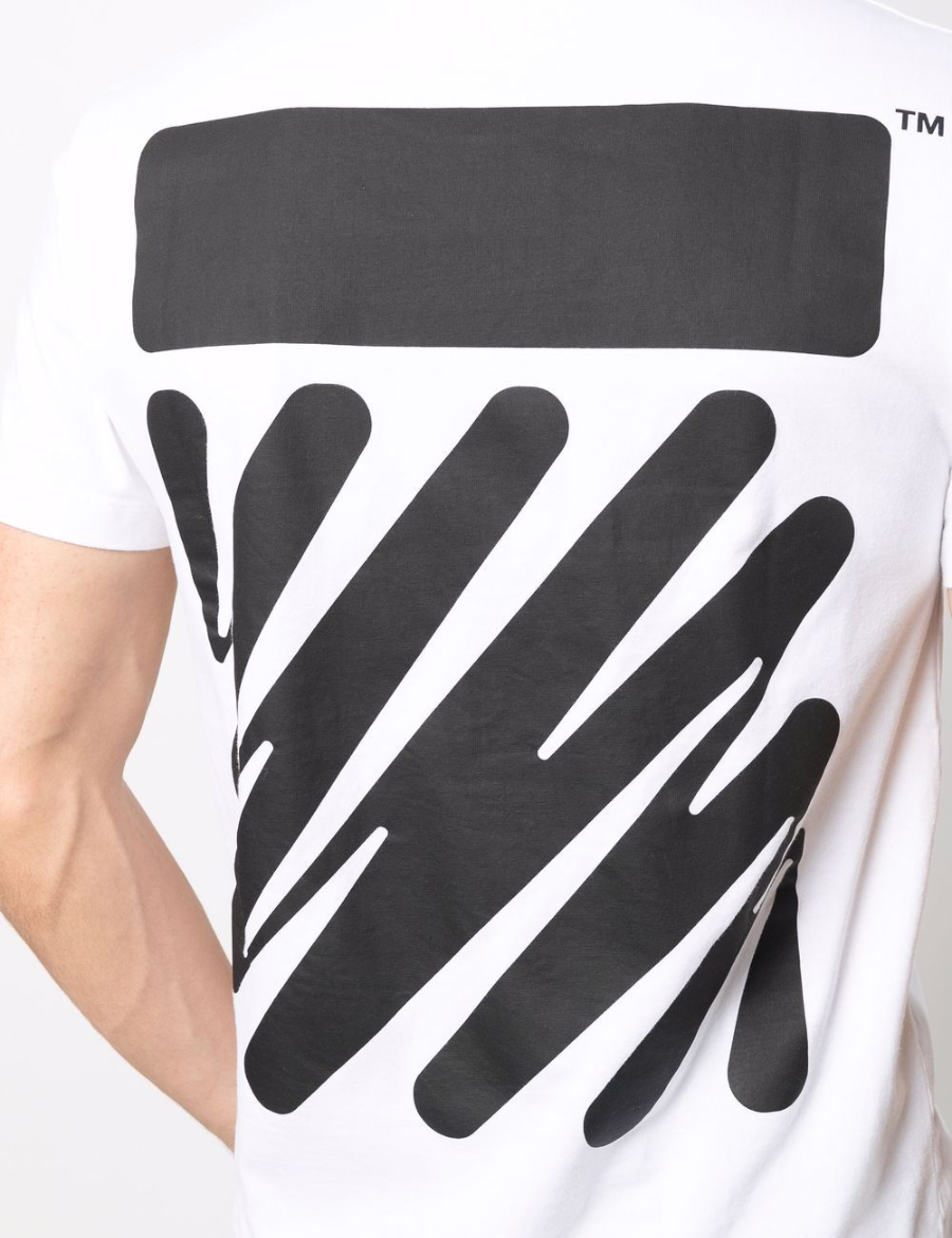Off-White Wave Diag Printed T-shirt (White)