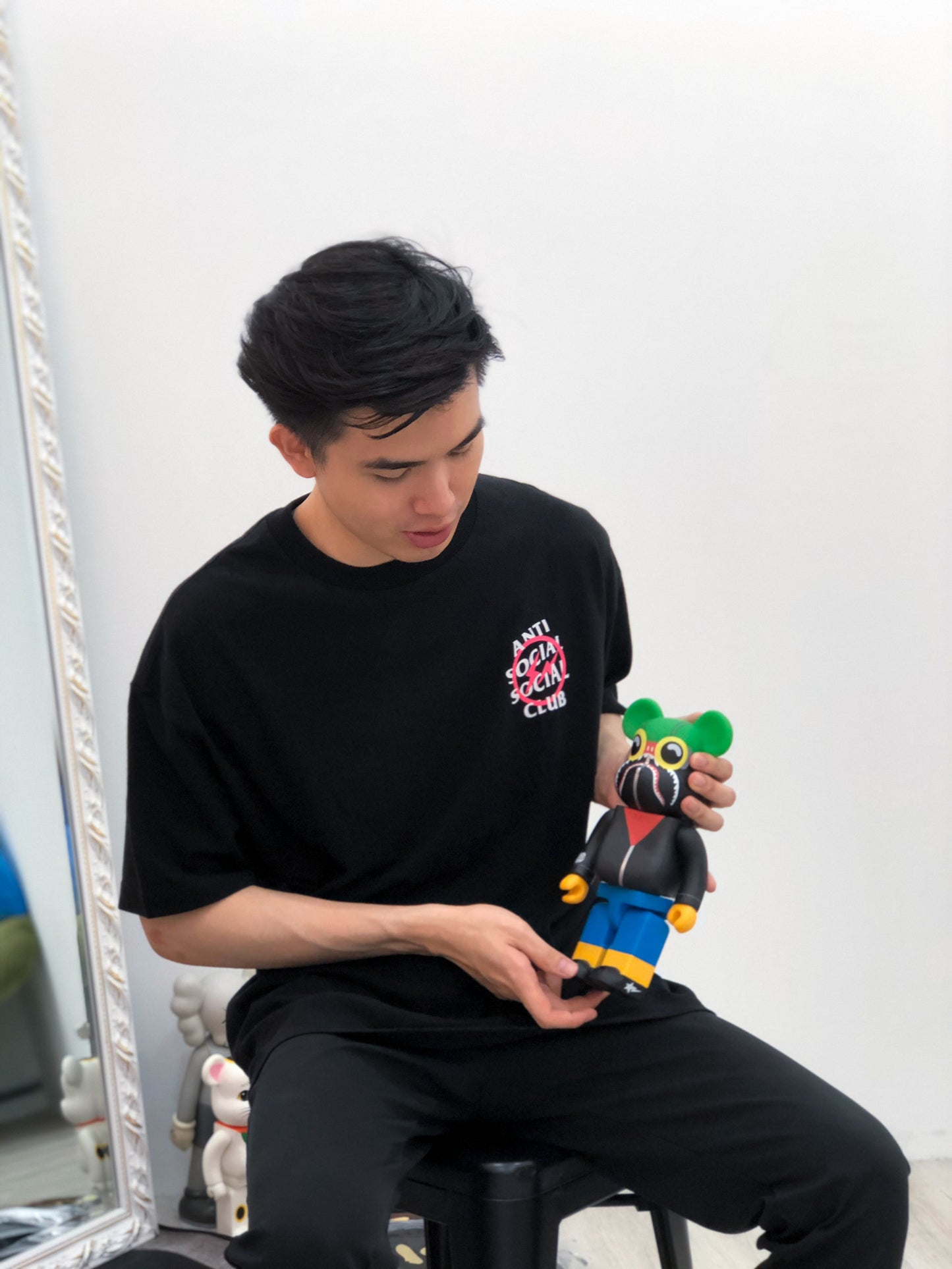Anti Social Social Club x Fragment with Pink Logo T-Shirt - Shop Streetwear, Sneakers, Slippers and Gifts online | Malaysia - The Factory KL