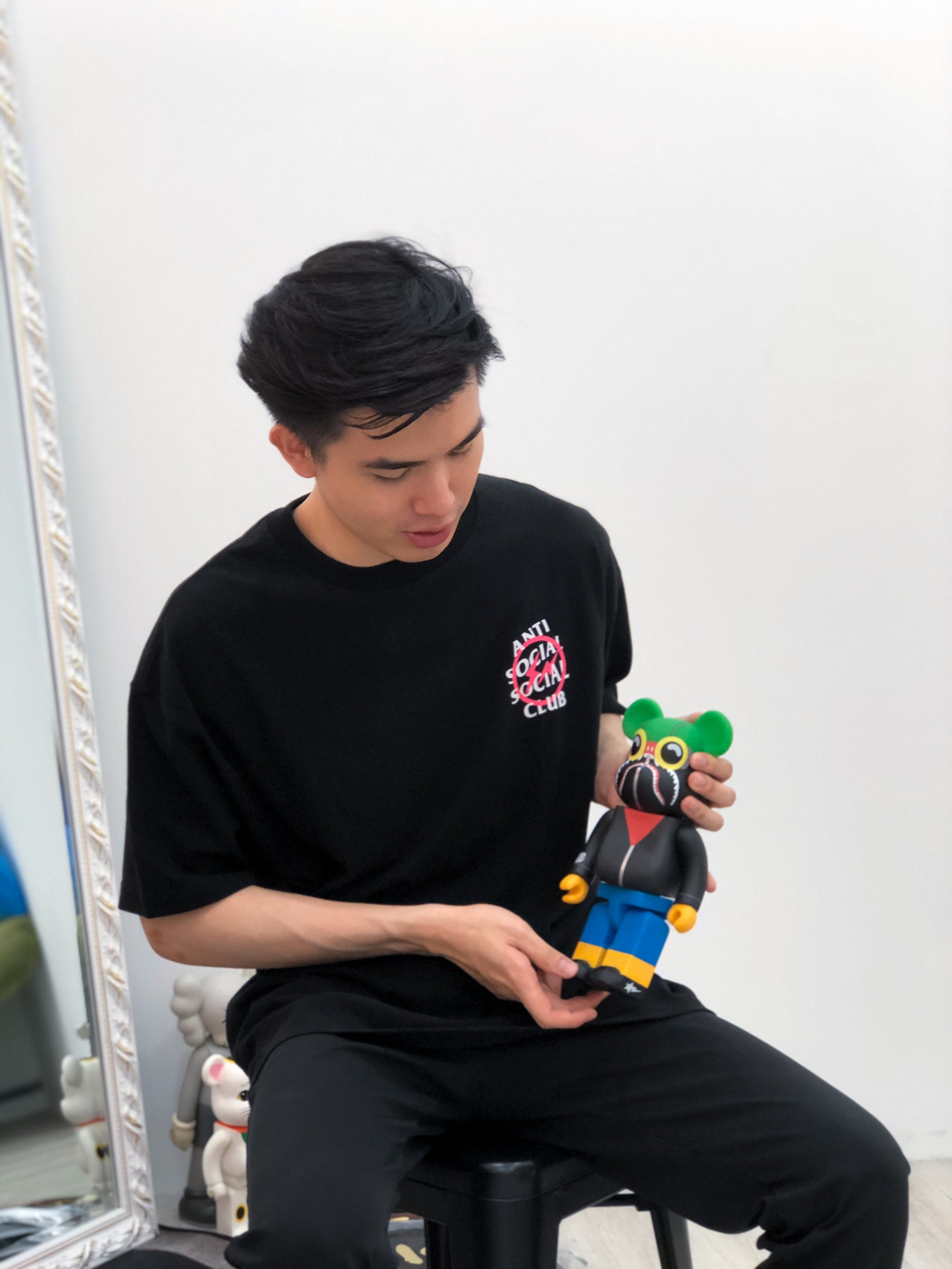Anti Social Social Club x Fragment with Pink Logo T-Shirt - Shop Streetwear, Sneakers, Slippers and Gifts online | Malaysia - The Factory KL