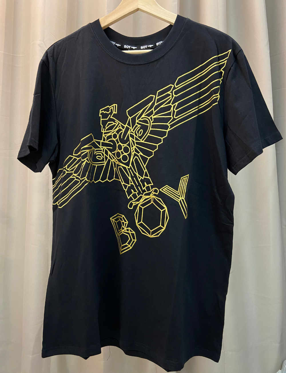 Boy London Lined Gold Eagle Tee