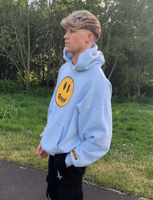 Drew House Pullover Mascot Hoodie - Light Blue