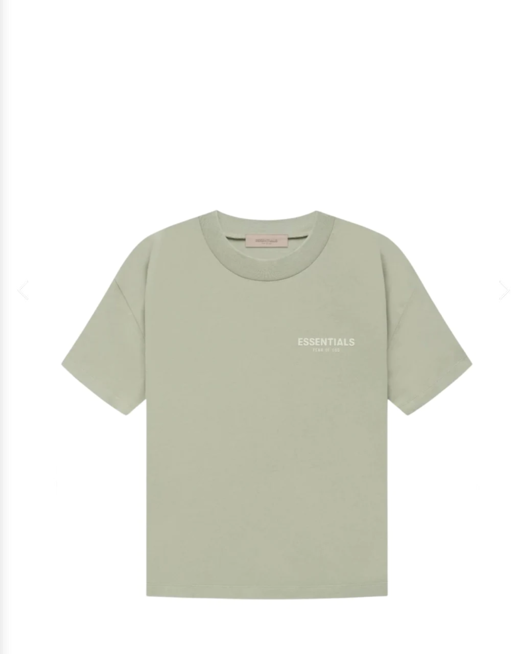 Fear Of God -SS22 Essentials Chest Logo Tee Seafoam