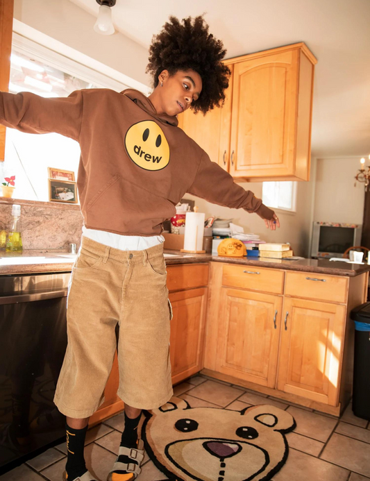 Drew House Pullover Mascot Hoodie - Brown