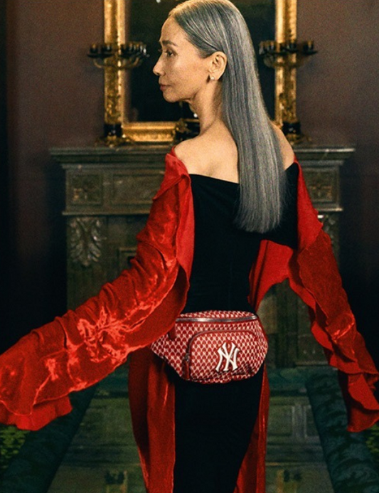 MLB New York Yankees Monogram Waist Bag (Red)
