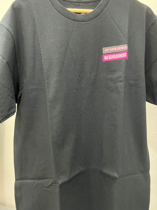 Anti Social Social Club x Neighbourhood Safety Tape On Right - (Black)