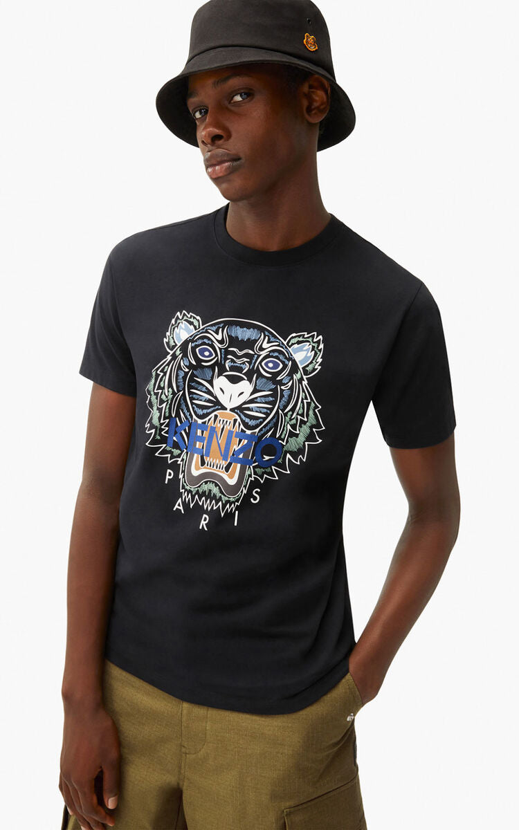 Kenzo Green Orange Tiger T-Shirt ( New Design )
