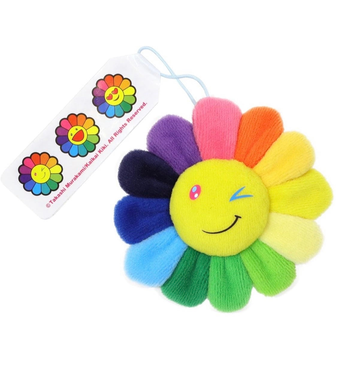 Takashi Murakami Flower Emoji Keychain (Wink) - Shop Streetwear, Sneakers, Slippers and Gifts online | Malaysia - The Factory KL
