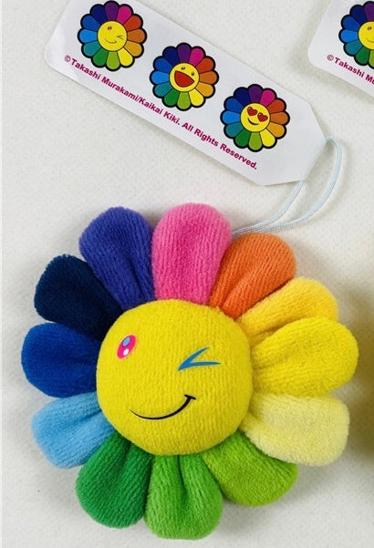 Takashi Murakami Flower Emoji Keychain (Wink) - Shop Streetwear, Sneakers, Slippers and Gifts online | Malaysia - The Factory KL