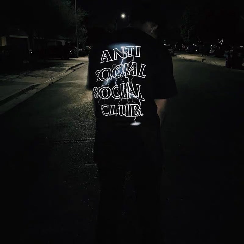 Anti Social Social Club Thunder Tee - Shop Streetwear, Sneakers, Slippers and Gifts online | Malaysia - The Factory KL
