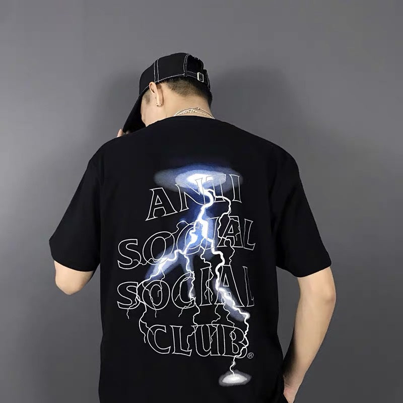 Anti Social Social Club Thunder Tee - Shop Streetwear, Sneakers, Slippers and Gifts online | Malaysia - The Factory KL