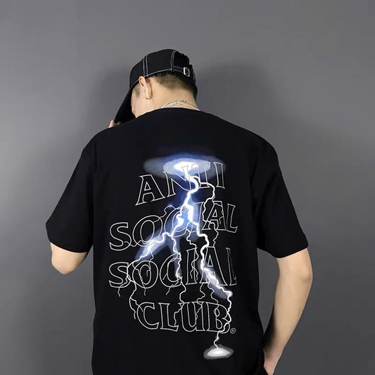 Anti Social Social Club Thunder Tee - Shop Streetwear, Sneakers, Slippers and Gifts online | Malaysia - The Factory KL