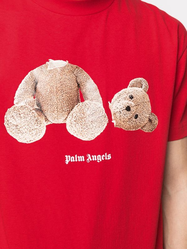 Palm Angels Kill The Bear T-Shirt (Red) - Shop Streetwear, Sneakers, Slippers and Gifts online | Malaysia - The Factory KL