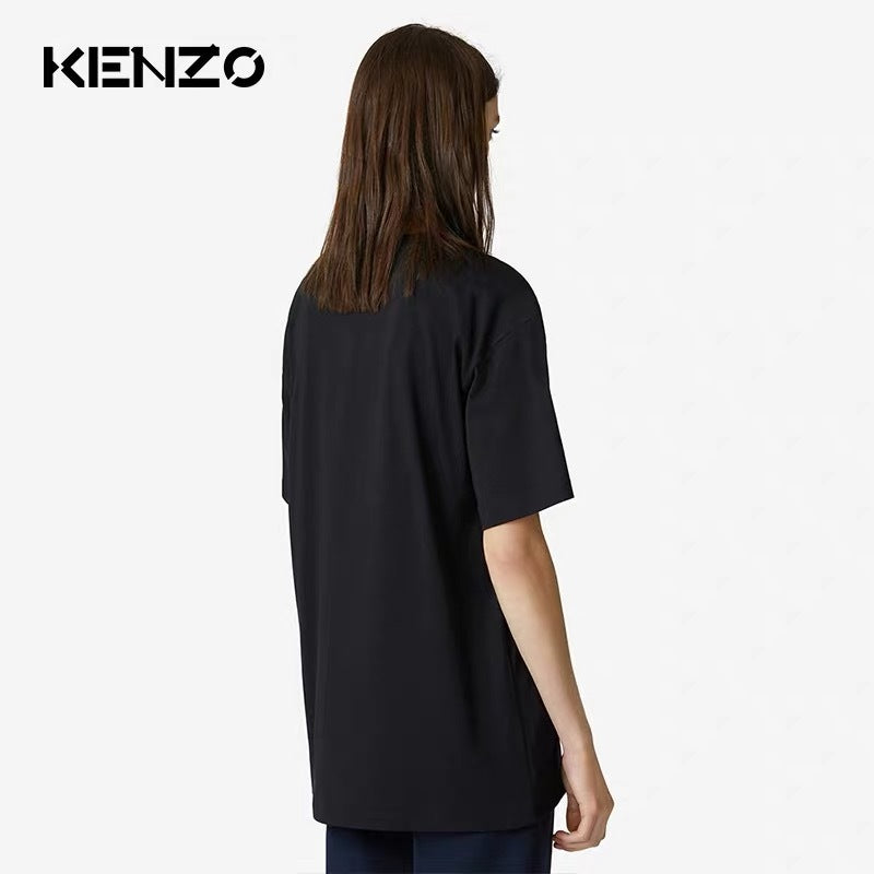 Kenzo Flock Black Tiger Logo T-Shirt - Shop Streetwear, Sneakers, Slippers and Gifts online | Malaysia - The Factory KL