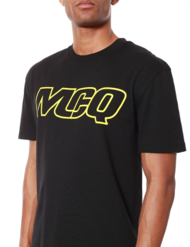 MCQ BY ALEXANDER MCQUEEN Logo T-shirt (Black) - Shop Streetwear, Sneakers, Slippers and Gifts online | Malaysia - The Factory KL