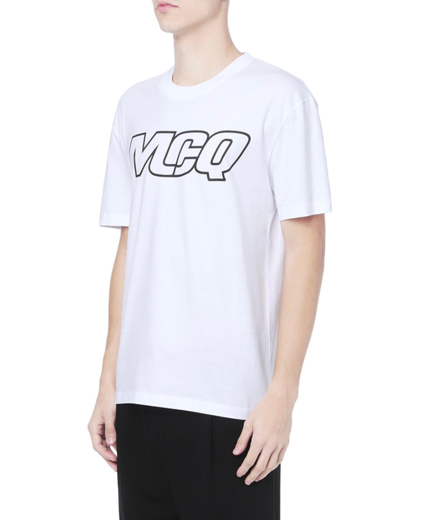 MCQ BY ALEXANDER MCQUEEN Logo T-shirt (White) - Shop Streetwear, Sneakers, Slippers and Gifts online | Malaysia - The Factory KL