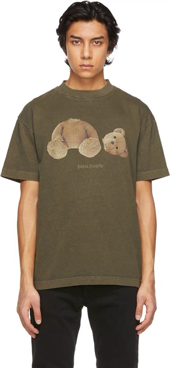 Palm Angels Kill The Bear SS2021 T-Shirt (KHAKI) - Shop Streetwear, Sneakers, Slippers and Gifts online | Malaysia - The Factory KL