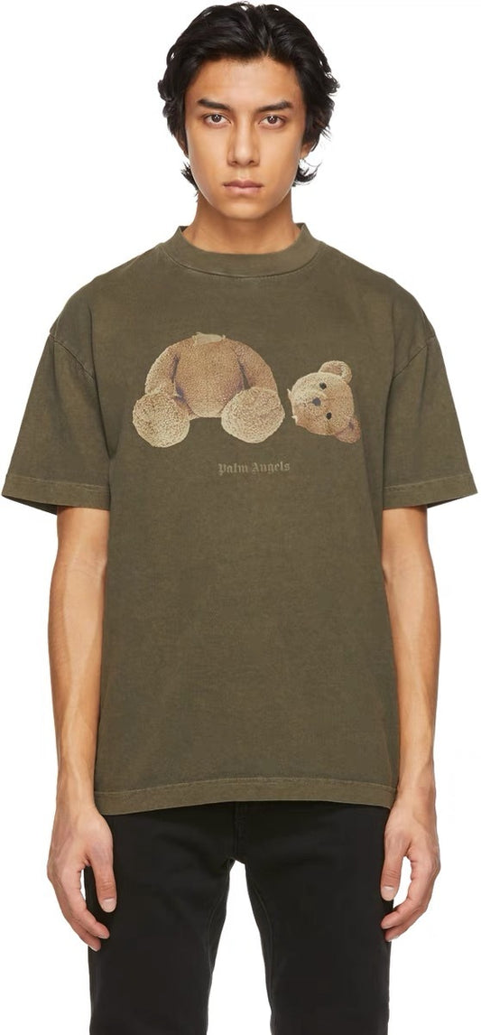 Palm Angels Kill The Bear SS2021 T-Shirt (KHAKI) - Shop Streetwear, Sneakers, Slippers and Gifts online | Malaysia - The Factory KL