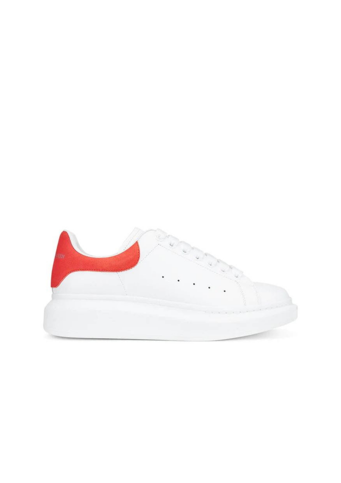 Alexander McQueen Oversized Sneaker (White Warm Orange)