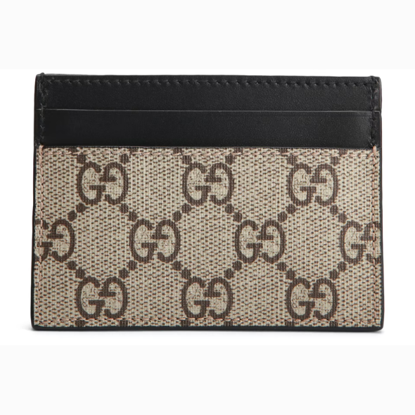 Gucci Card Case Supreme Kingsnake Print (Beige/Ebony)