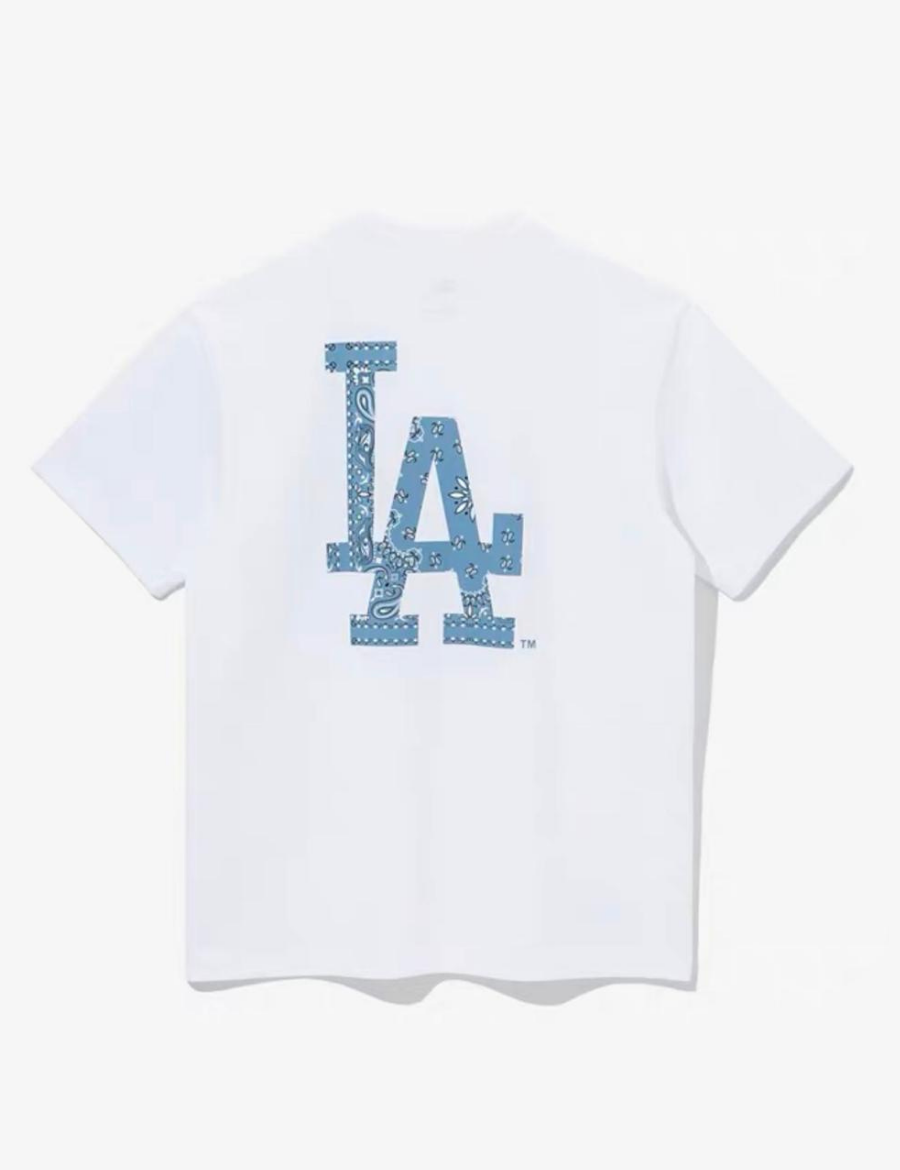 MLB New Era New York Yankees LA Blue Logo T-shirt (White)